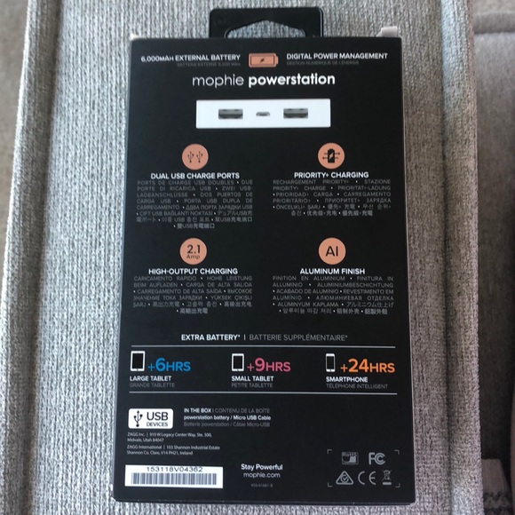mophie - Powerstation Portable Charger - Picture 2 of 6